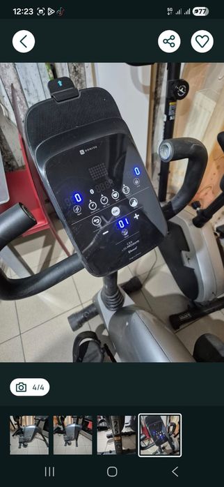 Bicicleta pliabila fitness exerciții