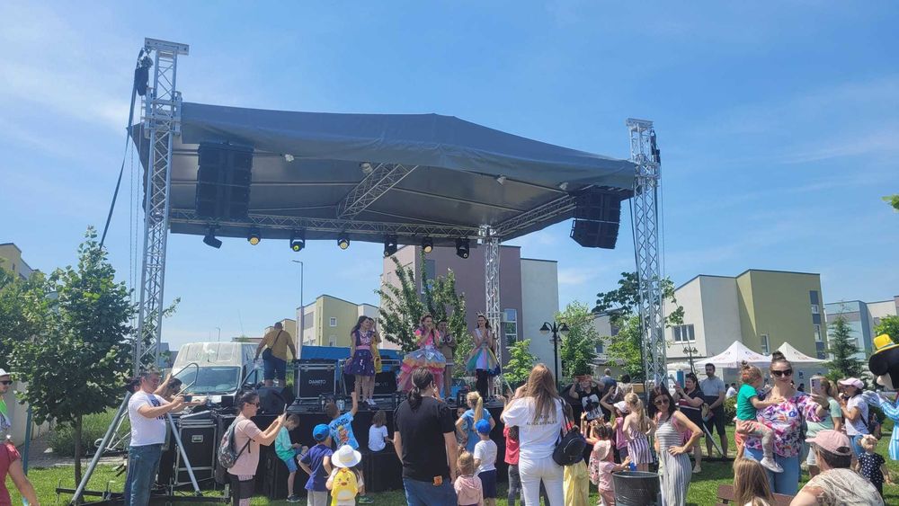 Acoperis Scena mobila evenimente 8x6m Alustage GlobalTruss Milos