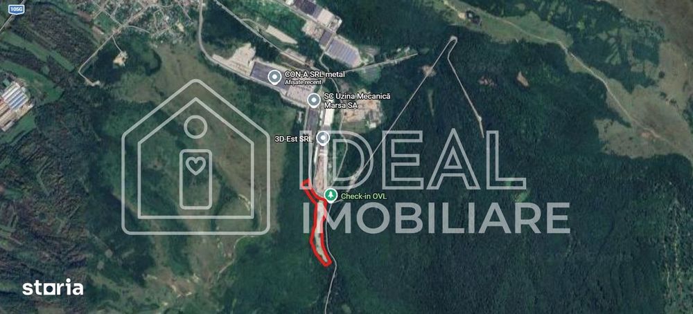 Teren intravilan 18.259 mp + construcție industrială, Mârșa