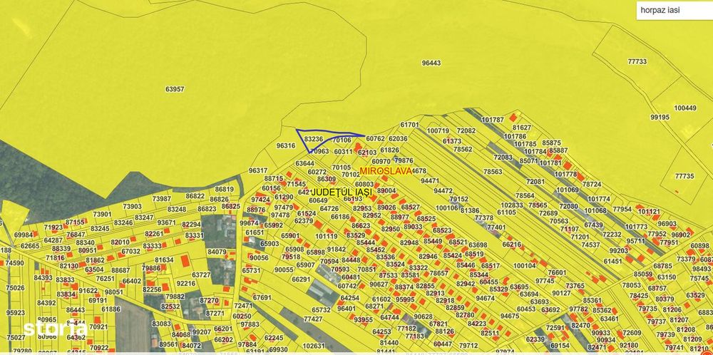 Teren Horpaz, 1880 mp intravilan,langa padure,panorama oras