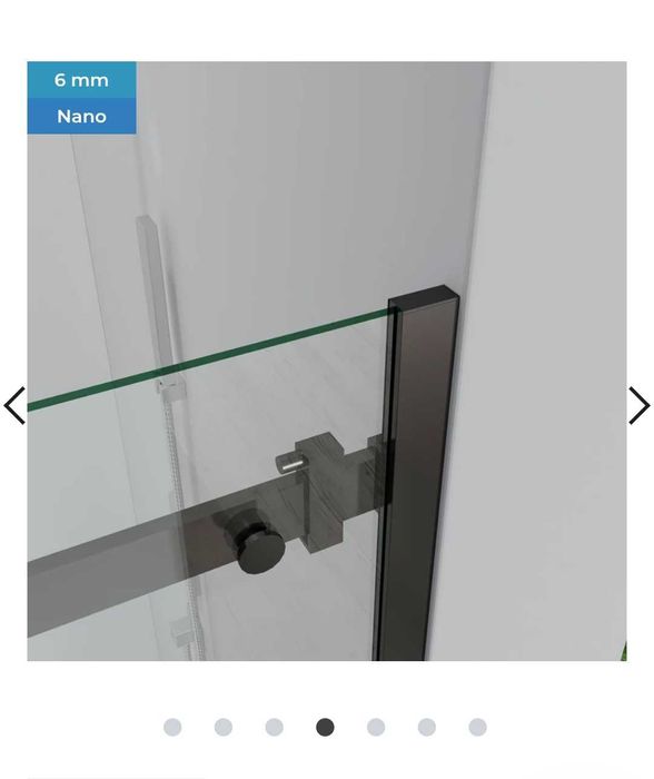 Ușă de duș, 160x195cm, 6mm