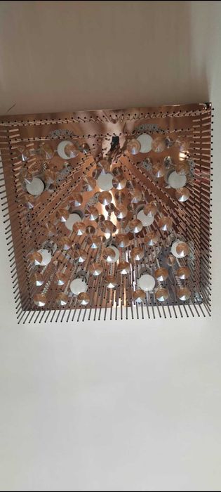 Люстры легкие серебристые