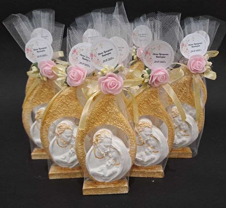 Подаръчета за гости, погача,кръщене, рожден ден или др. бебе с крила