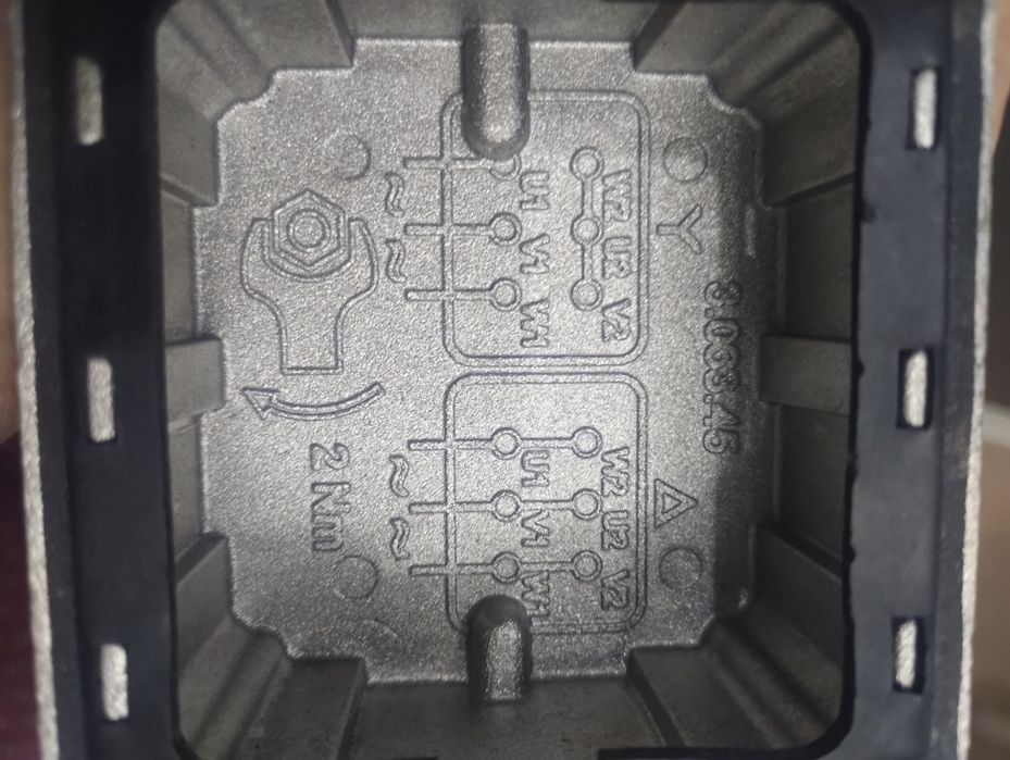 Vand motor trifazat Motovario TS63B2, 0.25 kW