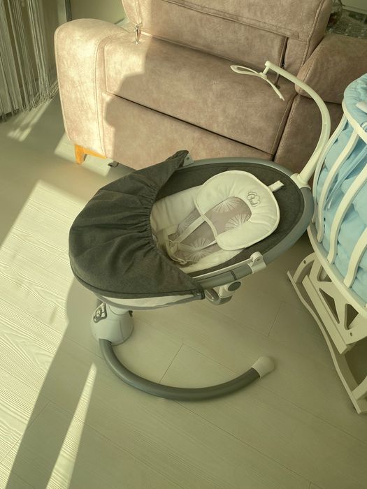 CANGARO  люлка - шезлонг CLOUD БЯЛО/СИВА