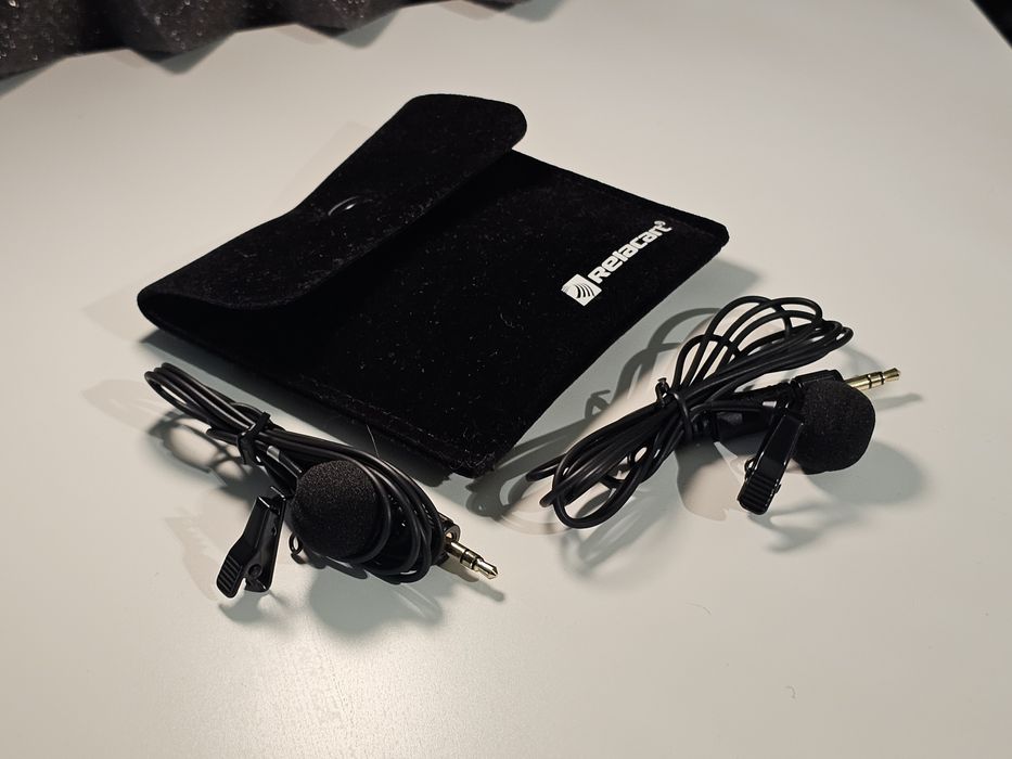 Set 2 Microfoane lavalieră Relacart LM-P01