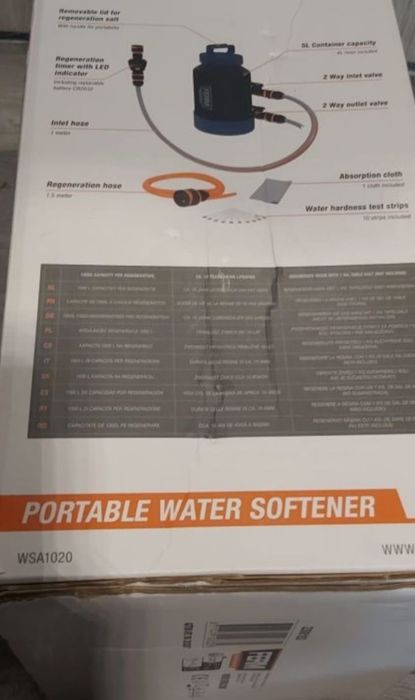 Dedurizator portabil de apa marca ferm cu capacitate de 5 litri