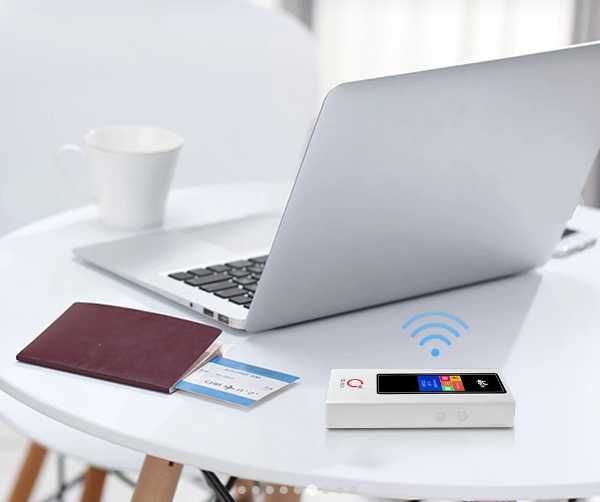 Мобильный карманный Wifi роутер с аккумулятором Sim card 4G доставка