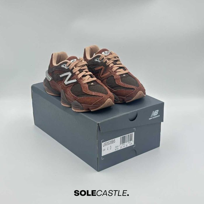 New Balance 9060' Black Coffee Rich Oak'