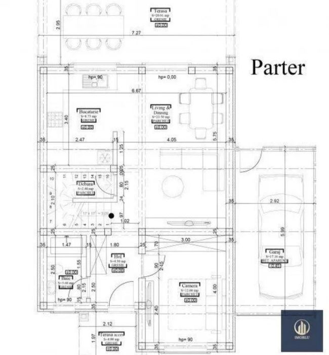 Duplex modern, 5 camere, garaj, terasa, Bistrita