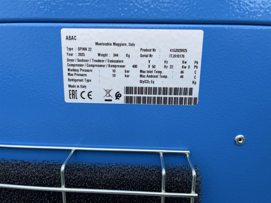 Compresor surub 3600l/min -22kw ABAC - Atlas Copco - Profesional