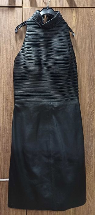 Rochie piele naturală