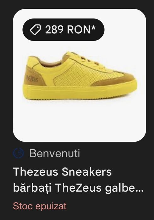 Adidas galben TheZeus, marime 42