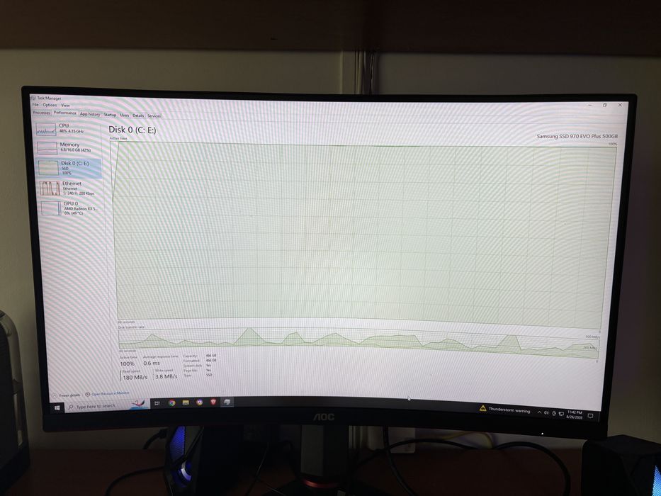 PC Gaming Ryzen 7 3800X + RX 5700 XT 8GB + 16GB RAM + SSD 512GB + AOC 240Hz
