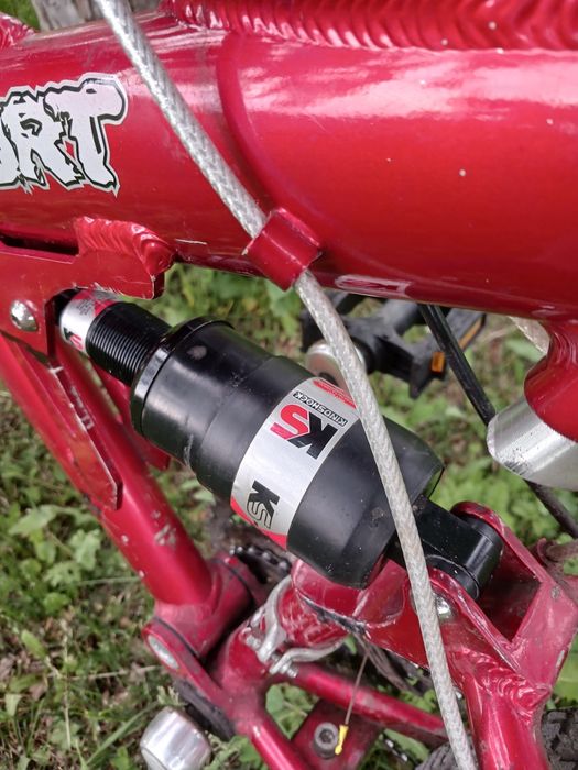 Велосипед двух подвесный