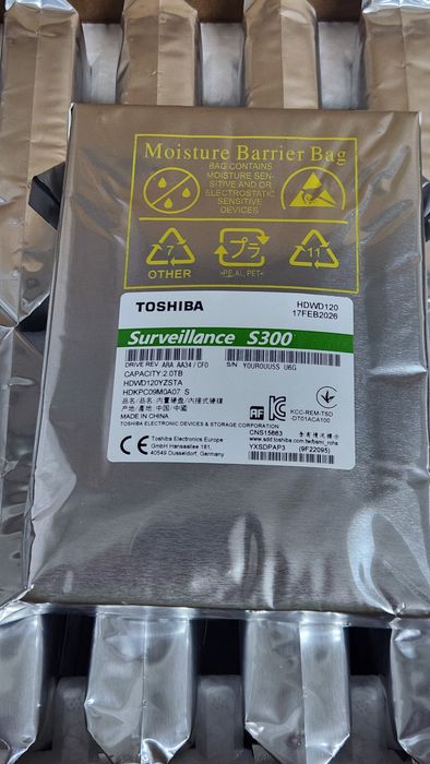Toshiba-HDD 7200rpm  Surveillance 300