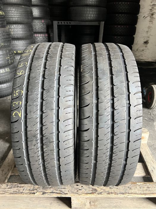 2 anvelope vara 235/65/16 C , Uniroyal , DOT 2021 , 6.3 mm