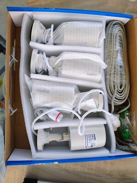 Камери 4бр. с POE нова ,стар модел