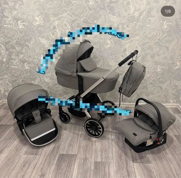 Продам коляску три блока