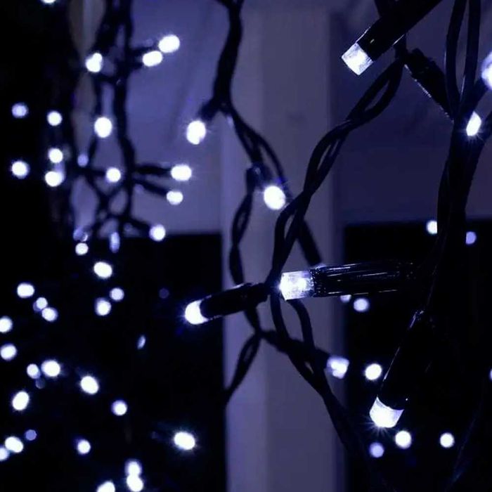 Професионална LED завеса 6м висулки – най-висок клас студено бяла