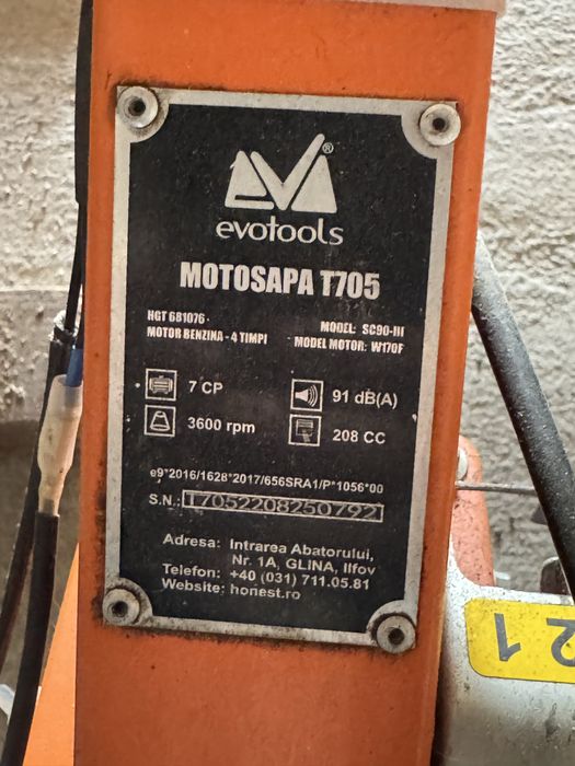 Motosapa Evotools T705 benzina 7cp