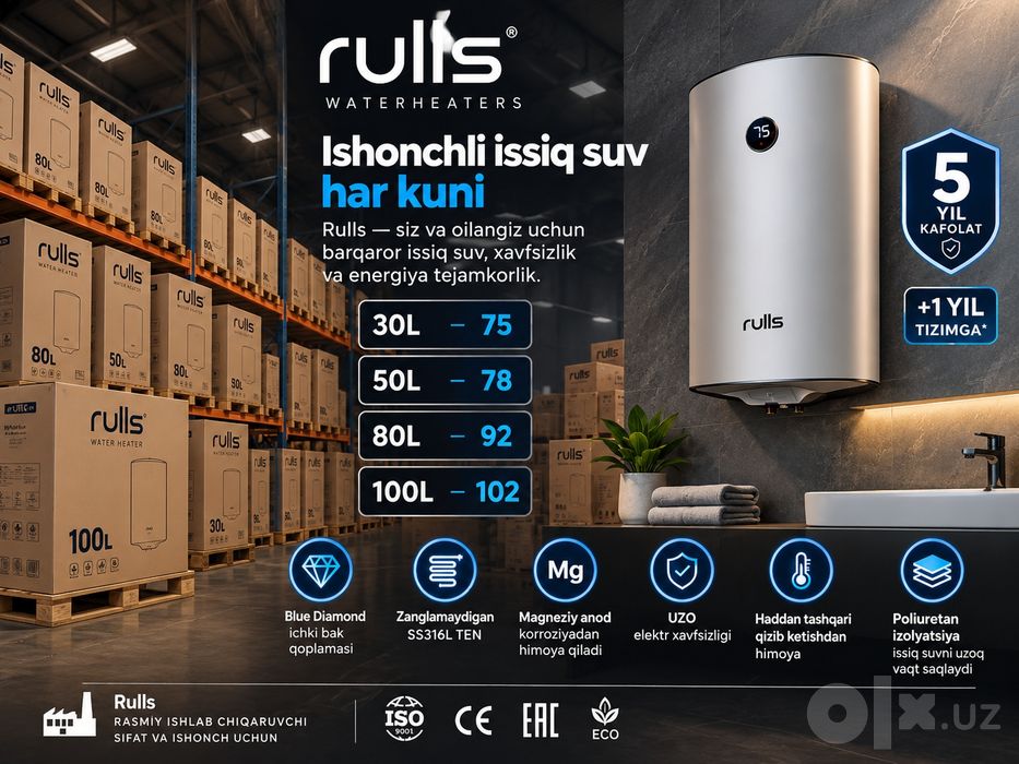 Rulls Водонагреватель сув иситкич аристон aristion suv isitkich boller