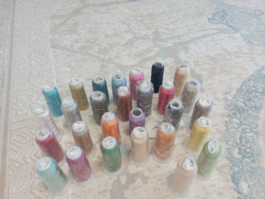 Нитки для вышывальной машинки