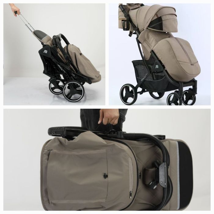 Всесезонная прогулочная детская коляска  Baballo чемодан