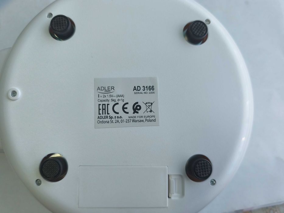 Cantar de bucatarie Adler 5 kg