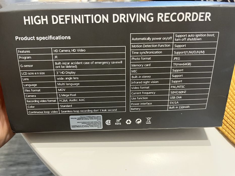 Camera de bord auto 4in1 cu WiFi