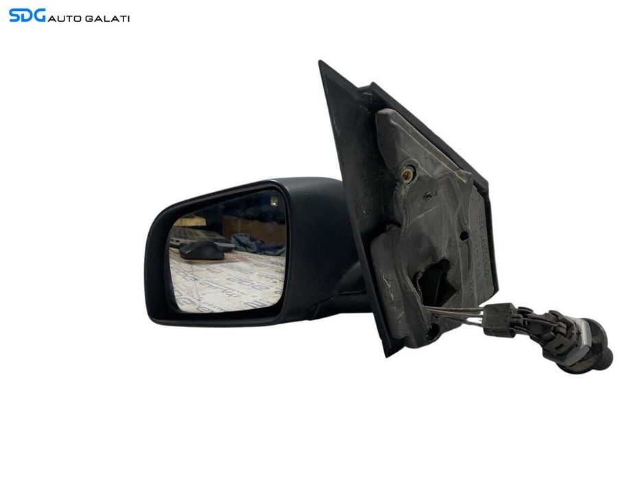 Oglinda Stanga Manuala Volkswagen Polo 9N 2002 - 2009 Cod 600857933 Culoare neagra [L6458]