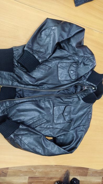 Кожанный куртка натуральный