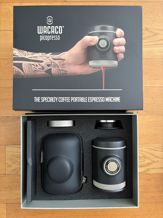Wacaco Picopresso + бонус кожен калъф и кошница за 12г