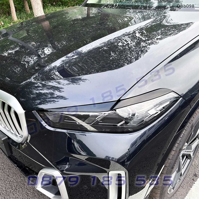 Вежди за фарове BMW X5 X6 G05 G06 2023 гланц черен DBb098 tuning vejdi жмв х5 х6 г05 г06