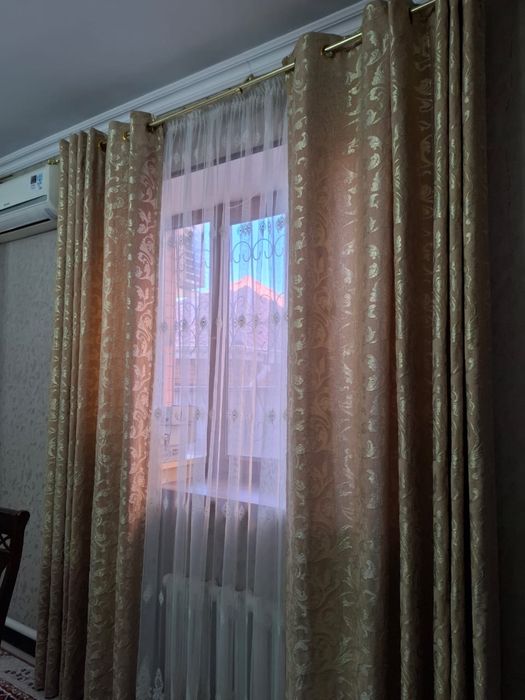 Продам карниз и шторы с тюль