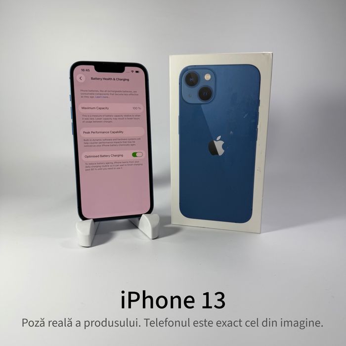 ispotmobile.ro  iPhone 13 128GB Blue 100% ! Garantie 2 ani + cadou