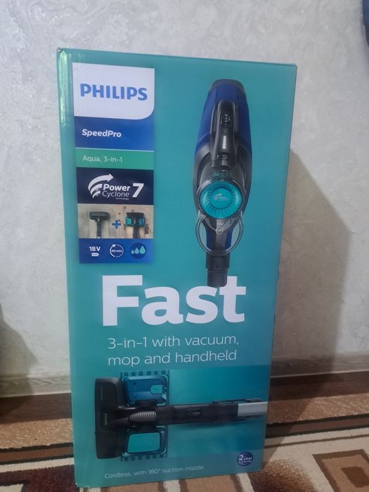 Пылесос Philips speed pro aqua 3 in 1