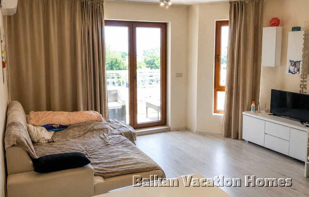 Очарователен двустаен апартамент с морска гледка в комплекс ”Varna South Bay Residence”