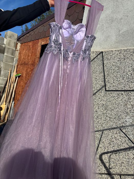 Бална Рокля лилава.