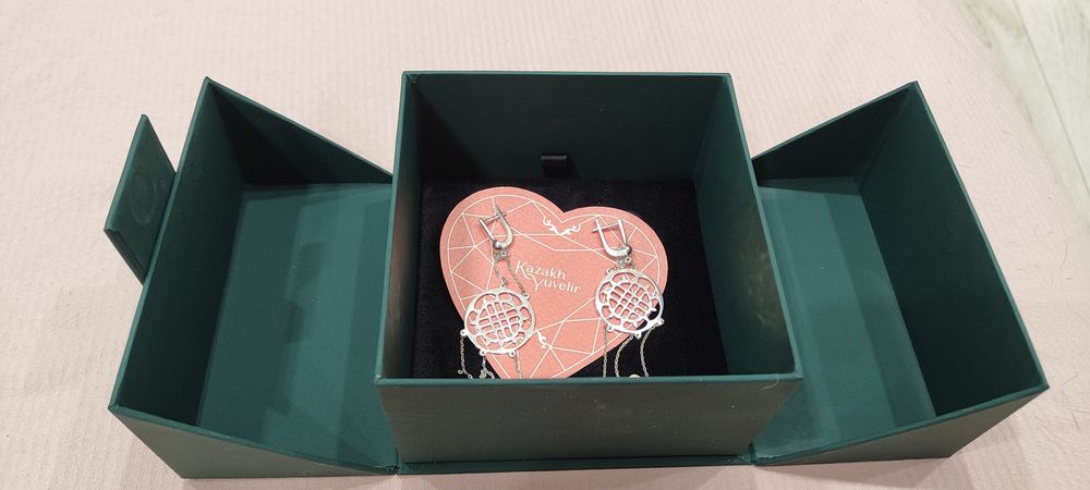 Серёжки серебро бренд