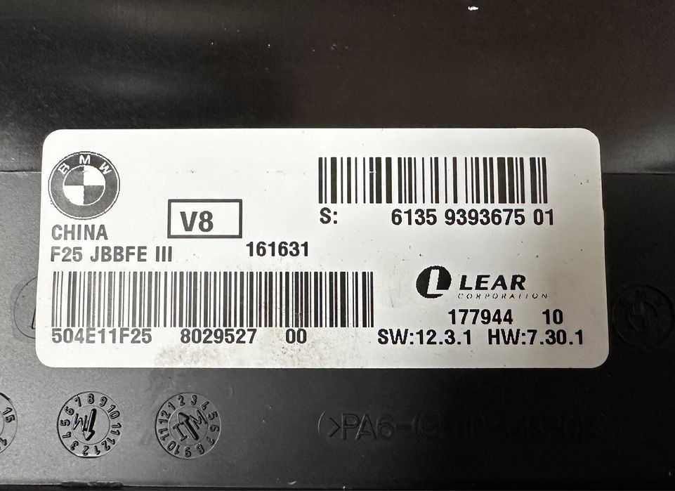 Modul JBBFE / Panou sigurante BMW X3 F25, X4 F26