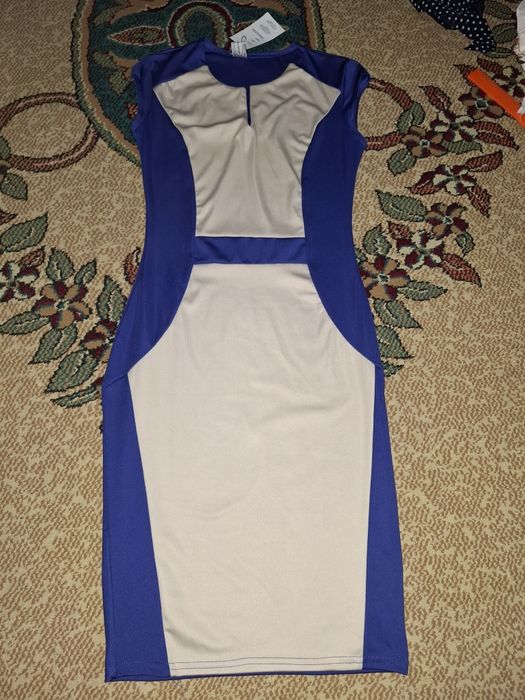 Комбинированное платье.