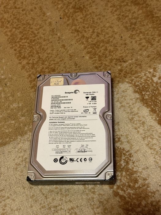 HDD PC Seagate 640GB