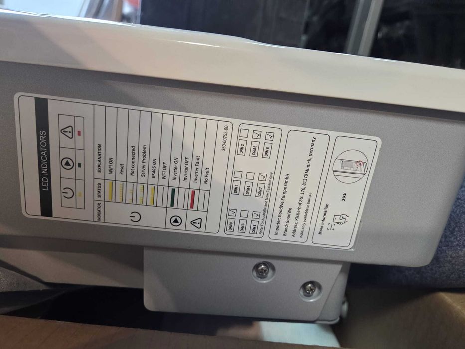 Invertor fotovoltaic trifazat GoodWe GW10KT-DT Nou - Agreat ANRE