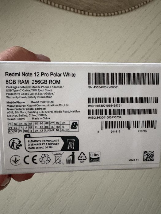 Телефон Redmi Note12 Pro byXiaomi