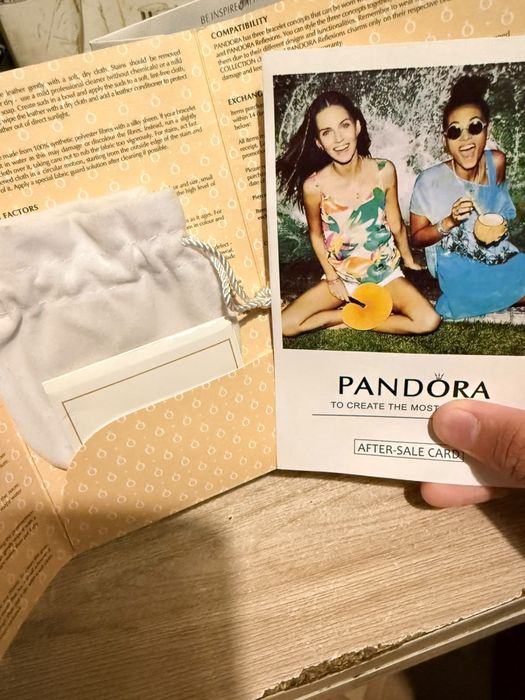 Ювелирный комплект PANDORA ОРИГИНАЛ
