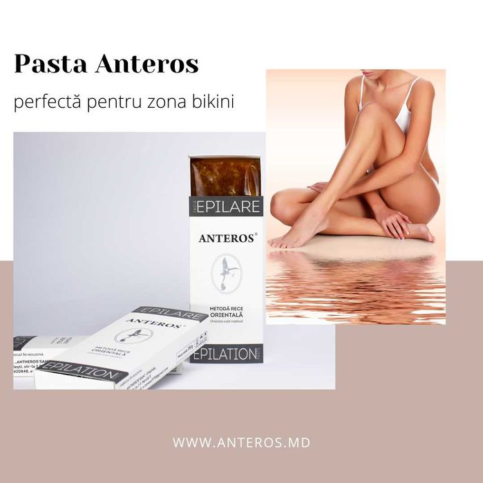 Pasta Epilare Total ANTEROS Soft/Hard Women/Men Pofesionala 49 Lei/buc