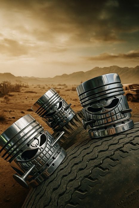 Ръчноизработени пепелници от автомобилни/тирови  бутала