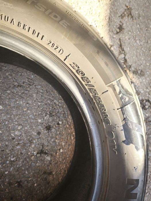 205/55/16" 4бр Nexen n'blue s, dot2921,6mm