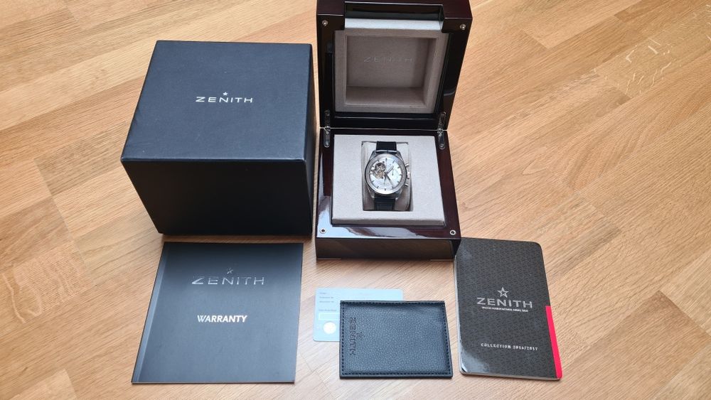 Zenith Chronomaster Open Power Reserve - cutie, acte, servisat